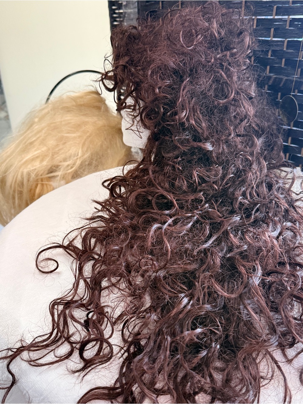 Women's Curly Wig - Dark Brown 100% Kanekalon Goth, Fairy, Halloween,